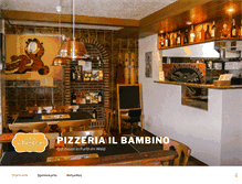 Tablet Screenshot of pizzeriailbambino.de